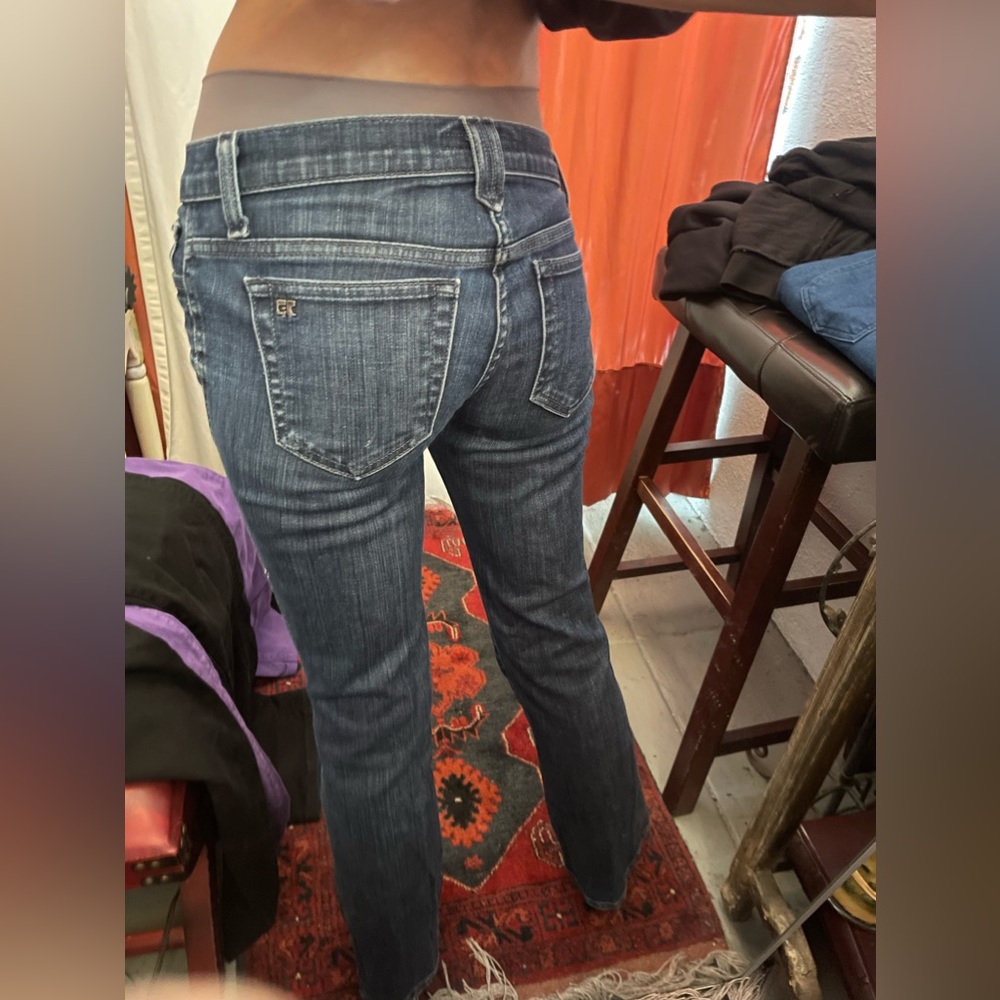 Joe’s denim dark wash boot cut jeans